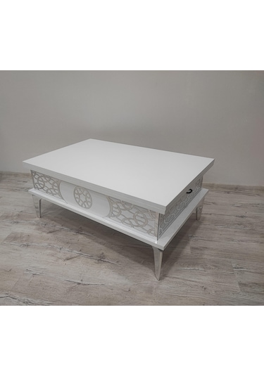Aras 5 Kademeli Akıllı Sihirli Orta Sehpa 60x90 Gri