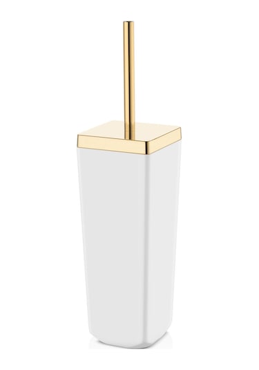 Prima Nova Toskana Tuvalet Fırçası Beyaz Altın Beyaz