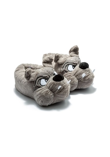 Twigy Cane Kadın,Garson Boy Hayvanlı Panduf Gri 33/38 AA0620 Gri