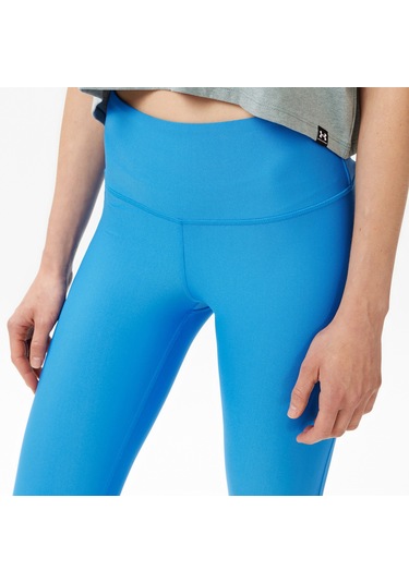 Under Armour Tech Hi Ankle Leg Kadın Mavi Antrenman Tayt 1365335 Mavi