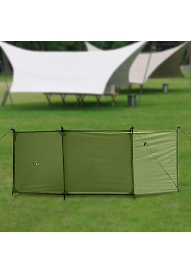 Suntek Açık Cam Rüzgar Koruyucu Soba Ön Cam Piknik Pişirme Yeşil
