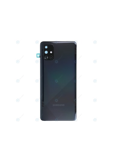 Samsung Uyumlu A71 Arka Pil Kapağı Lens Hariç Sm-a715f - Siyah