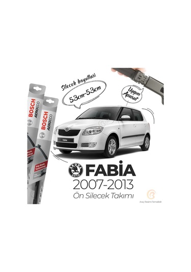 Skoda Fabia Muz Silecek Takımı 2007-2013 Bosch Aeroeco