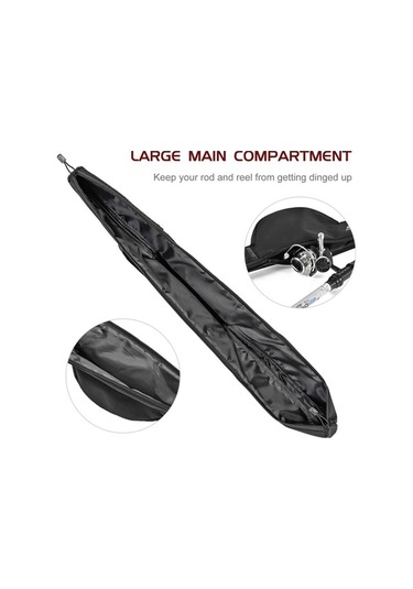 Pazly 85/106/126cm Omuz Askılı Olta Takımı Saklama Çantası Balıkçılık Ekipma