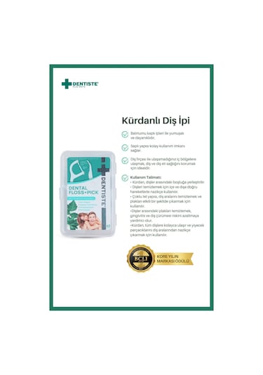 Dentiste Diş İpi Çatallı 40'lı