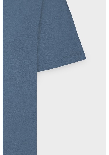 AC&Co / Altınyıldız Classics 4A4800000001INJXS Slim Fit Bisiklet Yaka Kısa Kol Pamuklu Erkek Tişört İndigo Melanj AC&Co / Altınyıldız Classics 4A4800000001INJXS Slim Fit Bisiklet Yaka Kısa Kol Pamuklu Erkek Tişört İndigo Melanj