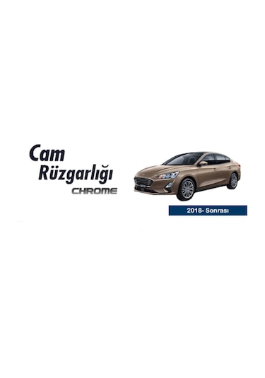 Ford Focus 5 2018 Sonrası Hb Ve Sdn Cam Rüzgarlığı 4 Parça Sps110