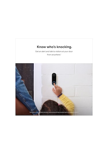 Google Nest Hello Smart Wi-Fi Video Doorbell Akıllı Kapı Zili