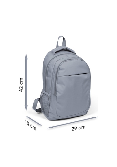 Coral High Kids Siyah Aslan Desenli Üç Bölmeli Okul Sırt Çantası 23671 Siyah