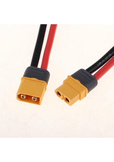 Dolıty 2 Adet Xt60/xt-60 Erkek - Dişi Fiş Uzatma Kablosu Oyuncak