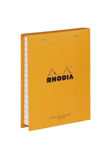 Rhodia Essential Box Çizgili Defter Seti Orange 9201C Turuncu