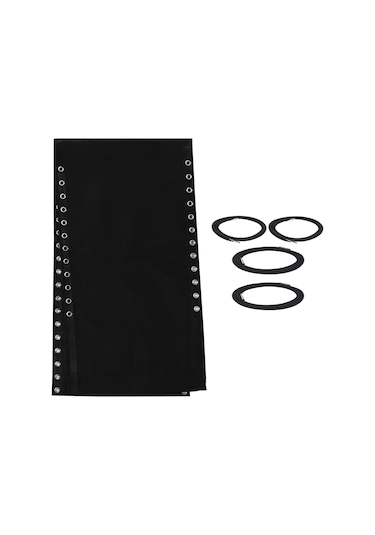 Homyl Şezlong Için Suya Dayanıklı Evrensel Yedek Kumaş Siyah