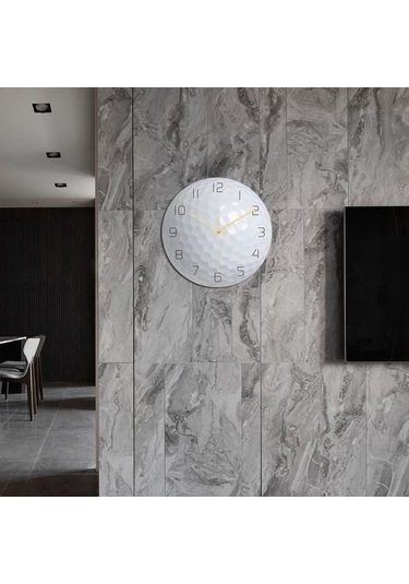 Pazly Yuvarlak Topu Suntek Spor Sessiz Saati Golf Golf Geçmeyen Duvar 12 '' Yj Çok Renkli