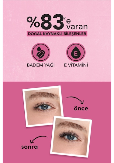 Flormar Longer Than Ever Uzun Görünüm Veren Maskara 001 Black