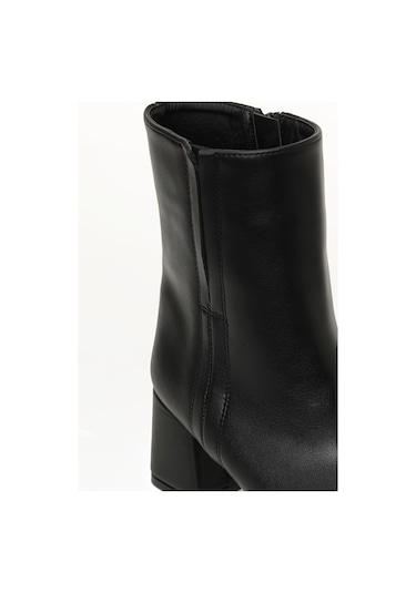 Butigo 25k-7032 5pr Siyah Kadın Topuklu Bot 000000000102054810 Siyah