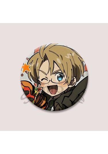Anime Hetalia Dünya Yıldızı Broş Sırt Çantası Şapka Dekorasyon Karikatür Karakter Emaye 58mm Style 24 58mm