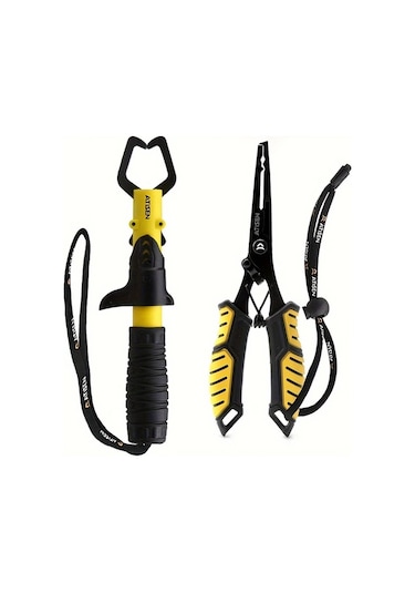 Elmpaly 2 Adet Dayanıklı Paslanmaz Çelik Balıkçı Pensesi Lake Blue Kolay Balık Kontrolü Ve Açık Hava Balıkçılığı İçin Temel Araç