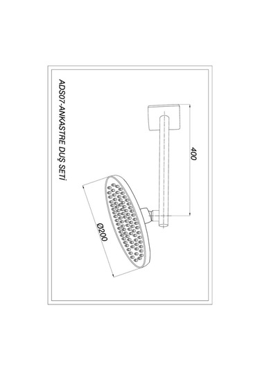 Gpd Tam Ankastre Duş Seti Atros MTA65 Krom
