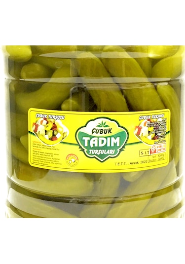 Çubuk Tadım Turşuları No 2 Çubuk Salatalık Turşusu 5 KG