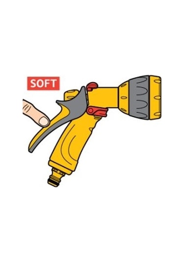 Hozelock 2684H Yuvarlak Başlıklı 6 Ayarlı Hortum Tabancası