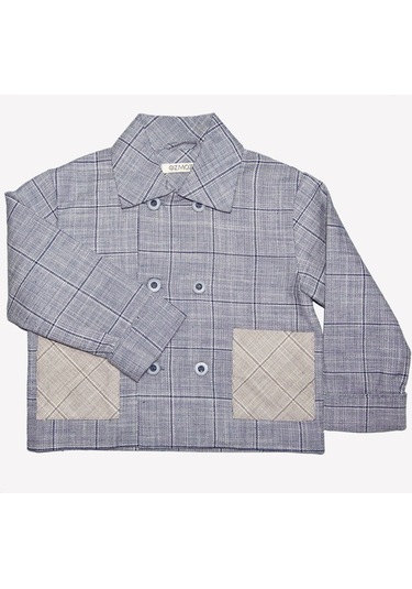 Ozmoz Ozmoz Erkek Bebek Baharlık Klasik Mavi Pantolon Ceket Takım Mavi