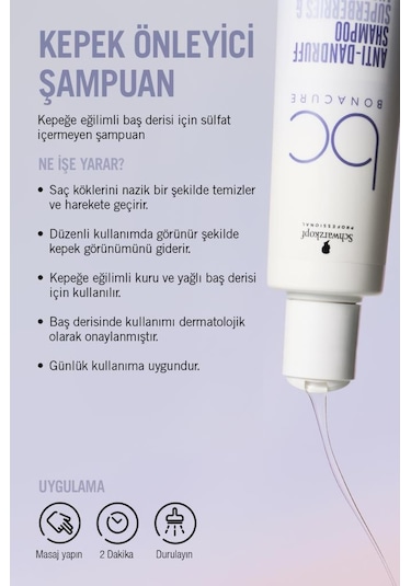 Bonacure Bc Clean Kepeğe Karşı Şampuan 250 ML