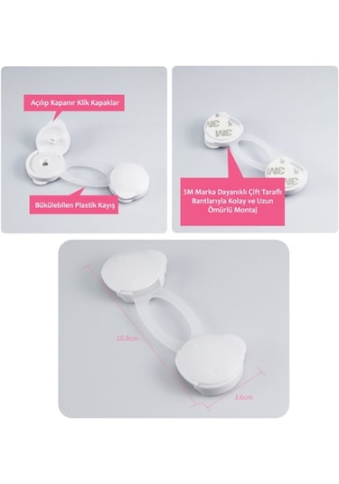 2'Li Çok Amaçlı Çocuk Kilidi-Kısa