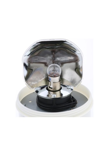 Suntek 12 V Led Dönen Strobe Uyarı Işığı Yuvarlak Sinyal Beacon Flaş Lambası Kırmızı