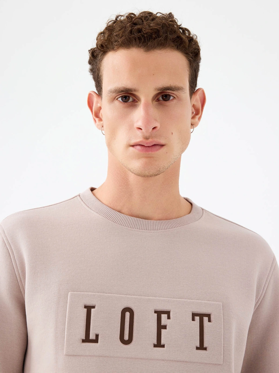 Loft Regular Fit Açık Kahverengi Erkek Sweatshirt Lf2041102 Açık Kahverengi