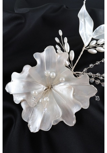 Helen Gelin Saç Aksesuarı. Porselen Nişan Saç Aksesuarı. Söz Nikah Kına Saç Aksesuarları. Gelin Tacı