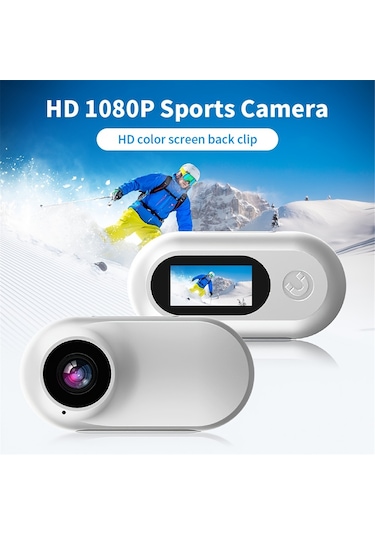 A100 Spor Kamerası Manyetik Başparmak Kamerası Hd Kamera Açık Hava Taşınabilir Binicilik 1080p Spor Hd Kamera Siyah