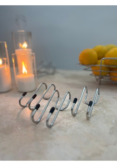 Rota Kanca, 3 Adet, Havlupan Askısı, Opsiyonel Kanca Krom