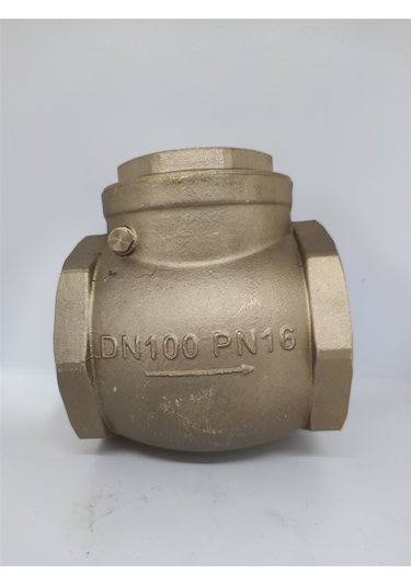 Çalparalı Çekvalf 4''(Dn100) Pn16 Klepsan Sarı Metal