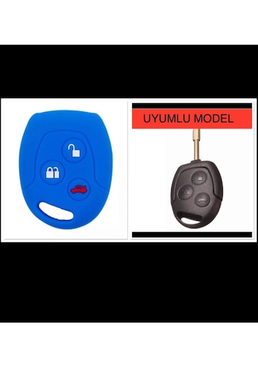 Fiesta Mondeo Focus Transit Fusion Silikon Anahtar Koruma Kılıfı