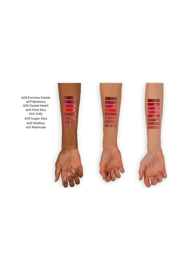 Note Cosmetique Mattemoist Lipgloss Yarı Mat Saten Bitişli Likit Ruj 401 Mat Nude - Nude