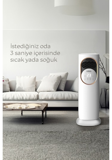 Robo Uzaktan Kumandalı Sıcak Soğuk Hava Isıtıcı Soğutucu Ünite