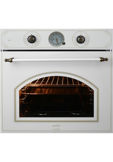 Kumtel Rustik B66-SF2(AT)(4PRO) - KO-40 TAHDF - DA6-835 Beyaz Ankastre Set