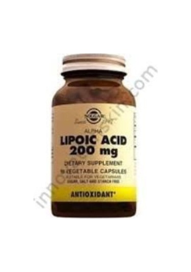 Alpha Lipoic Acid 200 Mg 50 Bitkisel Kapsül