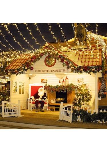 10 Metre 100 Ledli 8 Fonksiyonlu Fişli Led Işık Günışığı Yılbaşı