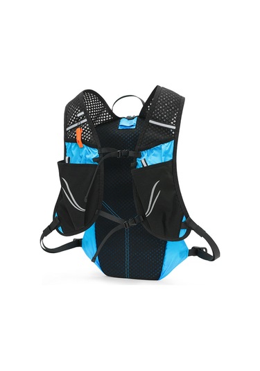 Inoxto-5l Hidrasyon Yelek Sırt Çantası 1.5l Su Torbası Bölmeli Mavi