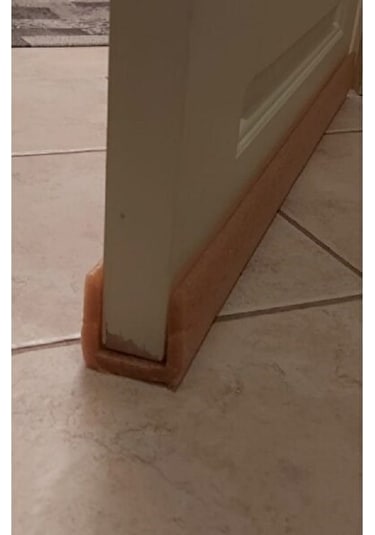 Şeker Portakalım 3 Adet Bej Geçmeli Kapı Altı İzolasyon Süngeri