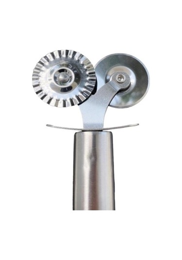 Çift Başlı Çelik Pizza Kesici Ve Hamur Ruleti Diğer