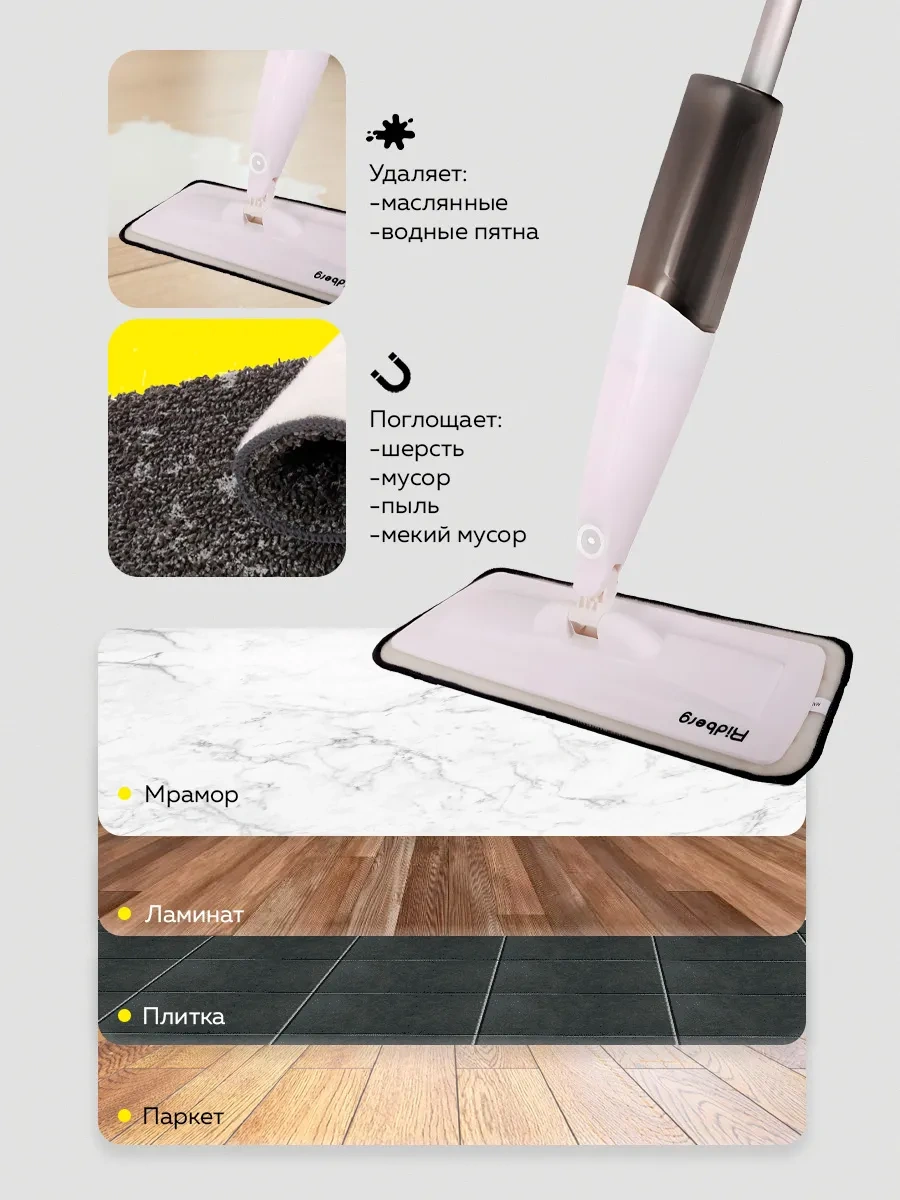 Rıdberg Home Premium Plus 2mop Püskürtmeli Paspas 266534954