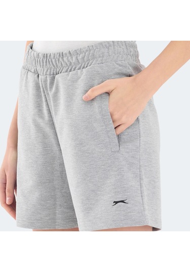 Slazenger RAMLAH I Kadın Cepli Gri Şort