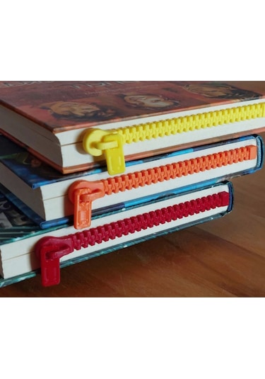 Fermuar Şeklinde Kitap Ayracı Şık