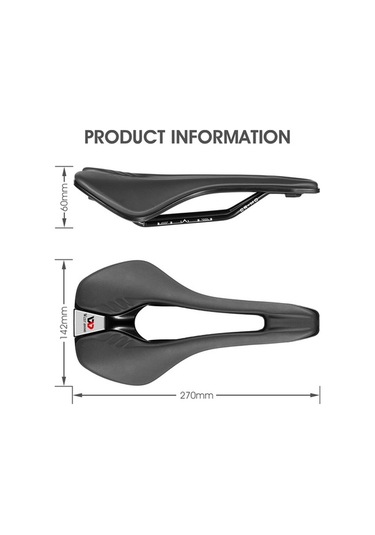 Dancemonkey Konforlu Bisiklet Seçimi - Ergonomik Tasarım, Havalandırmalı, Pvc Yüzey, 3 Renk Siyah/ Siyah