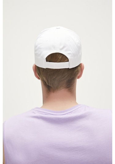 Bad Bear Logo Cap Off-white Beyaz Unisex Şapka - Beyaz