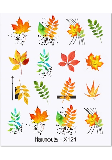 Su Transferli Nail Art Sticker X121 53013-21