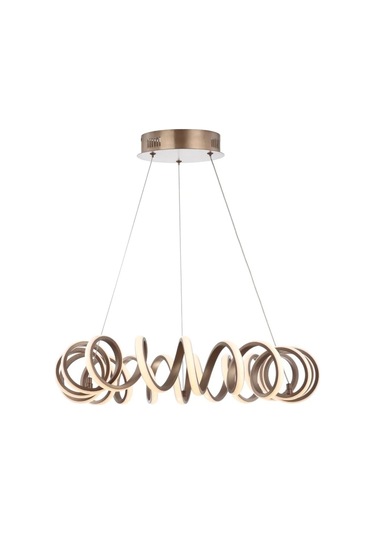 Marmaris / 3 Renkli / Sarkıt Avize / Klasik / 60 Cm / Antrasit Ka Antrasit