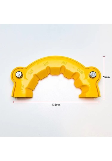 Novahub Pratik Matkap Ucu Bileme Aleti - 4-12mm Uyumlu, Taşlama Makinesi İçin, Hardal Sarısı, Dayanıklı Abs Plastik, Evrensel Kullanım